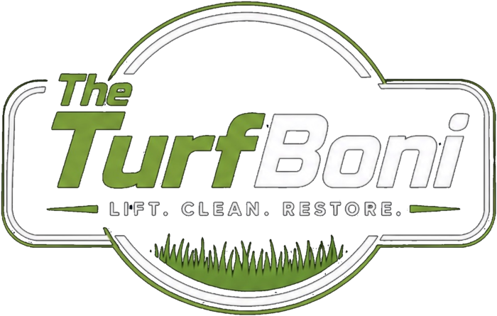 The TurfBoni logo — Lift. Clean. Restore.